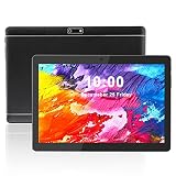 Veidoo 10インチディスプレイAndroidタブレット、32GBメモリ、IPSスクリーン、デュアルカメラ、ブルートゥース、WIFIモデル、説明書付属、5000mAhビッグバッテリータブレット