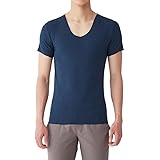 [グンゼ] インナーシャツ 【アウターにひびきにくい】 YG NEXTRA〈CUT OFF〉 半袖 Vネック 天然発熱 日本製 部屋干し対応 抗菌 USAコットン メンズ