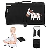 IntiPal Baby Diaper Changing Pad - Diaper Changing Mat with Storage Pockets - Portable Diaper Changi
