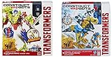 Transformers Construct Bots Set of 2: Silver Knight Optimus Prime/Grimlock & Prime/Gnaw