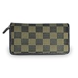 ホースヘアー 長財布 ラウンドファスナー オーストリッチ