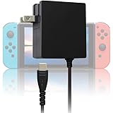 【Amazon.co.jp限定】【改良版】アローン Switch/Switch Lite用 TVモード対応 ACアダプター ||PSE認証済|| ドックに挿して使用できる充電器 スリムサイズで邪魔にならない 1.5m強化メッシュ採用ケーブルと強化コネ