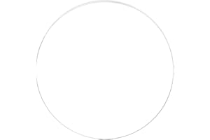 BENECREAT 直径300mm厚さ3mm透明アクリル板 丸アクリルシート 保護紙付き 看板 キーホルダー 置物 クラフト素材 手工芸