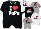 (アイラブパパアンドママ)【I lovePaPa&Mama】 アイラブパパ&ママ ラブ小悪魔 スムス ちびオール ロンパース カバーオール 60cm/70cm 60 ママグレー