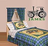Tractor withカスタム名~壁デカール、23 " x 30 "