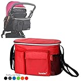 greenleaf-jp【グリーンリーフ】 保温・保冷 ベビーカー収納バッグ マザーバッグ ショルダータイプ (レッド)