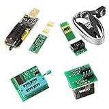 ACEIRMC SOIC8 SOP8 テストクリップ EEPROM 93CXX / 25CXX / 24CXX + CH341A 24 25シリーズ EEPROM Flash BIOS USB +1.8V アダプター + Soic8 アダプター プログラマー モジュール キット (1セット)