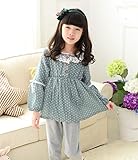 (チェリーレッド) CherryRed 子供 女の子 ファション パジャマ ルームウェア 部屋着 寝間着 上下2点セット 長袖 フリース 春秋向け リラックス 快適 気持ち良い コットン 155 グリ