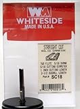 Whiteside Router Bits SC18 Standard Straight Bit with Solid Carbide 5/16-Inch Cutting Diameter and 1