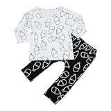 Tovadoo 子供服 ベビー服 男の子 トップス+ズボン セットアップ 長袖 秋冬 牛乳ボトル柄 カジュアル パジャマ 部屋着 保育園