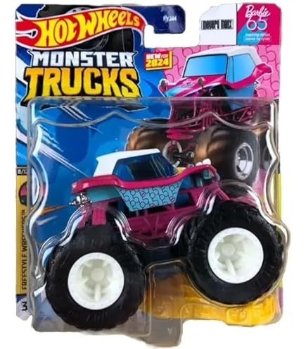 ホットウィール　モンスタートラック　バービー ホットウィール バービー モンスタートラック RC リモコン 1:24