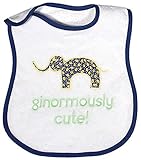 Raindrops Ginormously Cute Appliqued Bib, Royal Blue by Raindrops [並行輸入品]