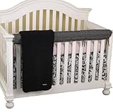 Cotton Tale Designs Front Crib Rail Cover Up Set, Girly by Cotton Tale Designs