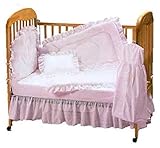 BabyDoll All Over Crib Set, Pink Eyelet [並行輸入品]