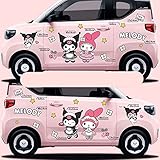 クロミ メロディー 車ステッカー 汎用 全車ステッカー セット 両側 車用品 カーステッカー ボディーシール 装飾 全車 SUV トラック オフロード車 ユニバーサルステッカーアクセサリー PVC材質 粘性があり防水
