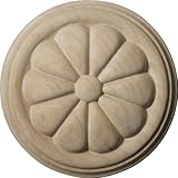 Ekena Millwork ros05 X 05real Reeseロゼット 5-Inch x 5-Inch x 3/4-Inch ROS05X05RERW 1