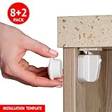 磁気子Proof安全ロック引き出しキャビネットの&。8ロック2キーセット。Ourで簡単にインストールテンプレートフレーム含ま。Strongest 3 M粘着テープ。Noツール シルバー