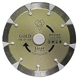外径125mm 5インチ　ダイヤモンドブレード カッター 乾式 ゴールド　穴径22mm(20,15mmリング付き)　プロ仕様 実績豊富！(1)