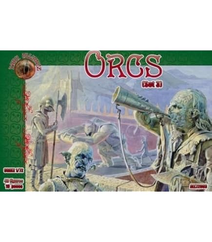 Figurines Warg Half-Orcs (Demi-Orcs) Dark Alliance - Échelle 1:72 (25mm) - Boîte ALL72018 à Peindre