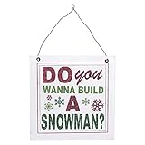 Do You Wanna Build A Snowman Wall Decor [並行輸入品]