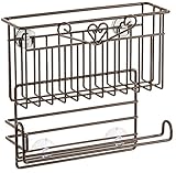 冷蔵庫ラック ブラウン 1305336