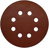 PORTER-CABLE 735802205 5-Inch 220 Grit Eight-Hole Hook and Loop Sanding Discs, 5-Pack [並行輸入品]