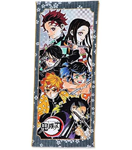 Amazon｜鬼滅の刃 フェイスタオル 竈門炭治郎 フルカラー (サイズ) 約