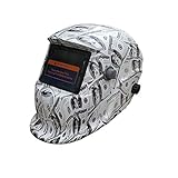 溶接マスク 溶接ヘルメット 太陽エネルギー ソーラー充電式 自動遮光溶接マスク 自動フィルター