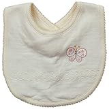 《秋冬春対応》(日本製) Pample Mousse(パンプルムース) 雪柄シルキーコットジャガードスタイ FREEサイズ/IV NO.DP-73509