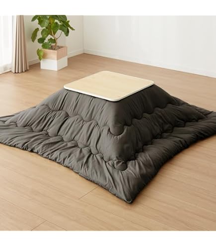 Amazon.co.jp : 無印良品 フランネルこたつふとん グレーチェック 小