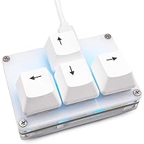 Amazon | BTXETUEL Mini 4キーキーパッド WASD 矢印キーキー