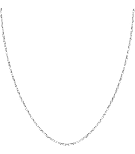 Amazon | シルバー925 細角チェーン 丸カン付き 銀 フリー SILVER 925