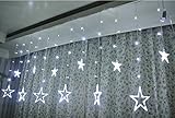 Jimeng　LED星イルミネーションライト　屋内外装飾用　ガーデン、ホームズ、結婚式、クリスマスパーティー　飾りスター　ホワイト