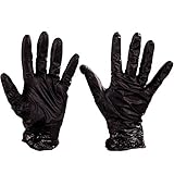 Best GLV2005S Nighthawk Nitrile Gloves Powder-Free, Black, Small (Case of 50) [並行輸入品]