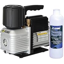 Amazon.co.jp: 真空ポンプ(2ステージ式)＋オイルミストトラップ