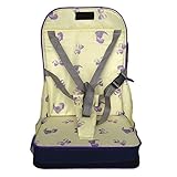 lily's JP home ベビー用 食事チェアクッション 撥水 背もたれ付 椅子クッション 赤ちゃん用 折りたたみ こどもクッション 椅子クッション 赤ちゃん用 キッズ用 ベビー用 ポーチ付き折り