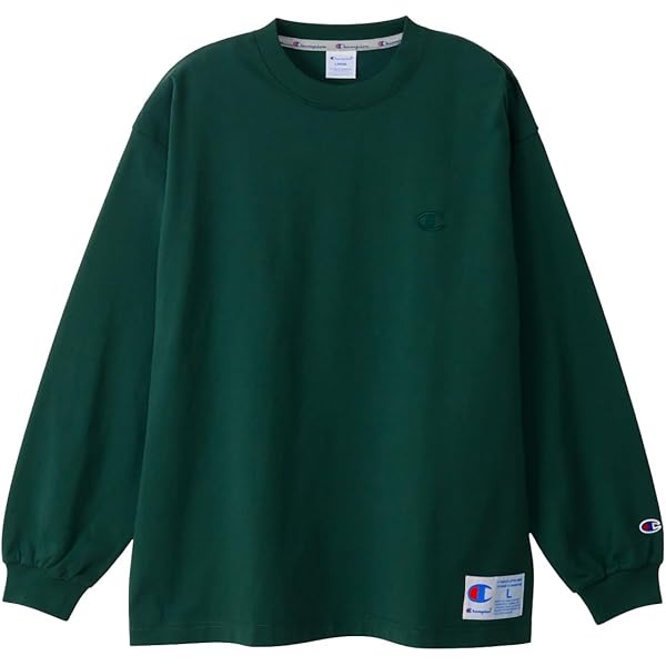 【即日発送】champion フード付き　ロングTシャツ Champion ロゴ刺繍フード付きロングスリーブTシャツ メンズ