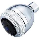 Olympia Faucets OP-640016 Three Functions Pulsating Showerhead, Chrome Finish [並行輸入品]