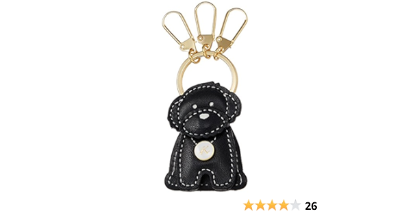 Amazon キタムラ キーホルダー 立たせることができる Nh0706 犬 わんちゃん ユニーク 個性的 ダークブルー ホワイトステッチ 紺 Kitamura キタムラ キーホルダー チェーン