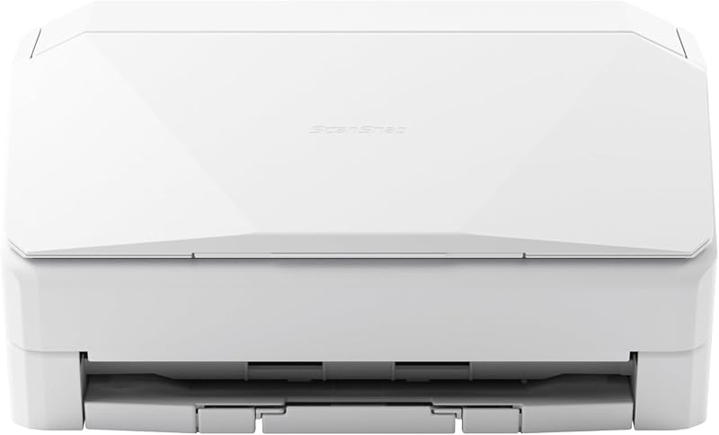 PFU ドキュメントスキャナー ScanSnap iX2400 (高速毎分45枚 両面読取 ADF USB接続 フラグシップ) 書類 レシート 名刺 写真 領収書 (White)