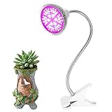 Morsen 50W LED植物育成バルブライト 屋内 ガーデン 温室フラワー 水耕栽培 水生盆栽システム 植物成長促進用ランプ