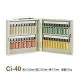 鍵 収納箱 キーボックス 【携帯・壁掛兼用 40個掛け】 スチール製