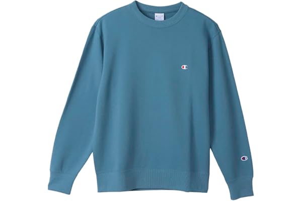 [Champion] トレーナー 長袖 裏毛 刺繍 ワンポイントロゴ クルーネックスウェットシャツ ベーシック C3-W001Z メンズ