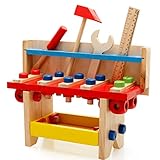 [ドリーマー]　エンジニアになる！　工具セット　ツール　木のおもちゃ　大工さん　知育玩具　工具箱　おままごと　早期開発　ねじ回し/ハンマー/スケール/レンチなど　出産祝い　お誕生日プレゼント　男の子　