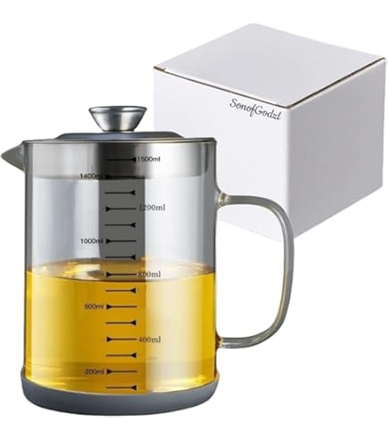 Amazon | [Cranely] オイルポット メッシュフィルター付き 650ml