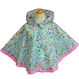 子供 合羽 レインコート ポンチョ ハミングミント サンリオ 雨合羽 雨具 保育園 女の子 80-100cm ミント