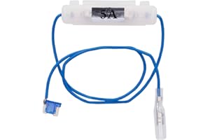 Amon (エーモン) Low Profile Fuse Power Supply DC 12V/60W, DC 24V/120W, 15A Fuse Replacement, Power Can Be Extracted from the Fuse Box, 4941, Limited to Sales Channels