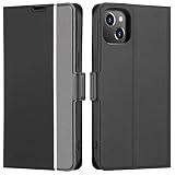 iPhone 14 ケース 手帳型 薄型 軽量ケース 薄型ケース iPhone14 ケース iphone14 ケース カバー iphone 14スマホケース iphone14手帳型 アイフォン14 ケース 手帳ケース アイフォン 14 アイホン14 ケース アイホン 14 携帯カバー IPHONE14ケース IPHONE 14 ケース手帳 CASE アップル アイフォン14 ケースカバー 適用 【BonwFzin】 軽量 薄いケース 炭素繊維調 PU レザー マグネット 手帳 軽い 薄い カードケース スマホケース カード収納 耐衝撃 手帳ケース カード入れ スタンド 2色組合 グレー + ブラック