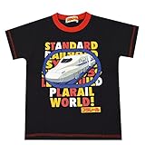 プラレール かがやき はやぶさ こまち のぞみ E5 E7 半袖Tシャツ 子供用 キッズ ベビー fo-ht04 120 I柄
