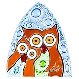 動物世界融合 – フクロウDuoガラスNightlightカバー – マルチ